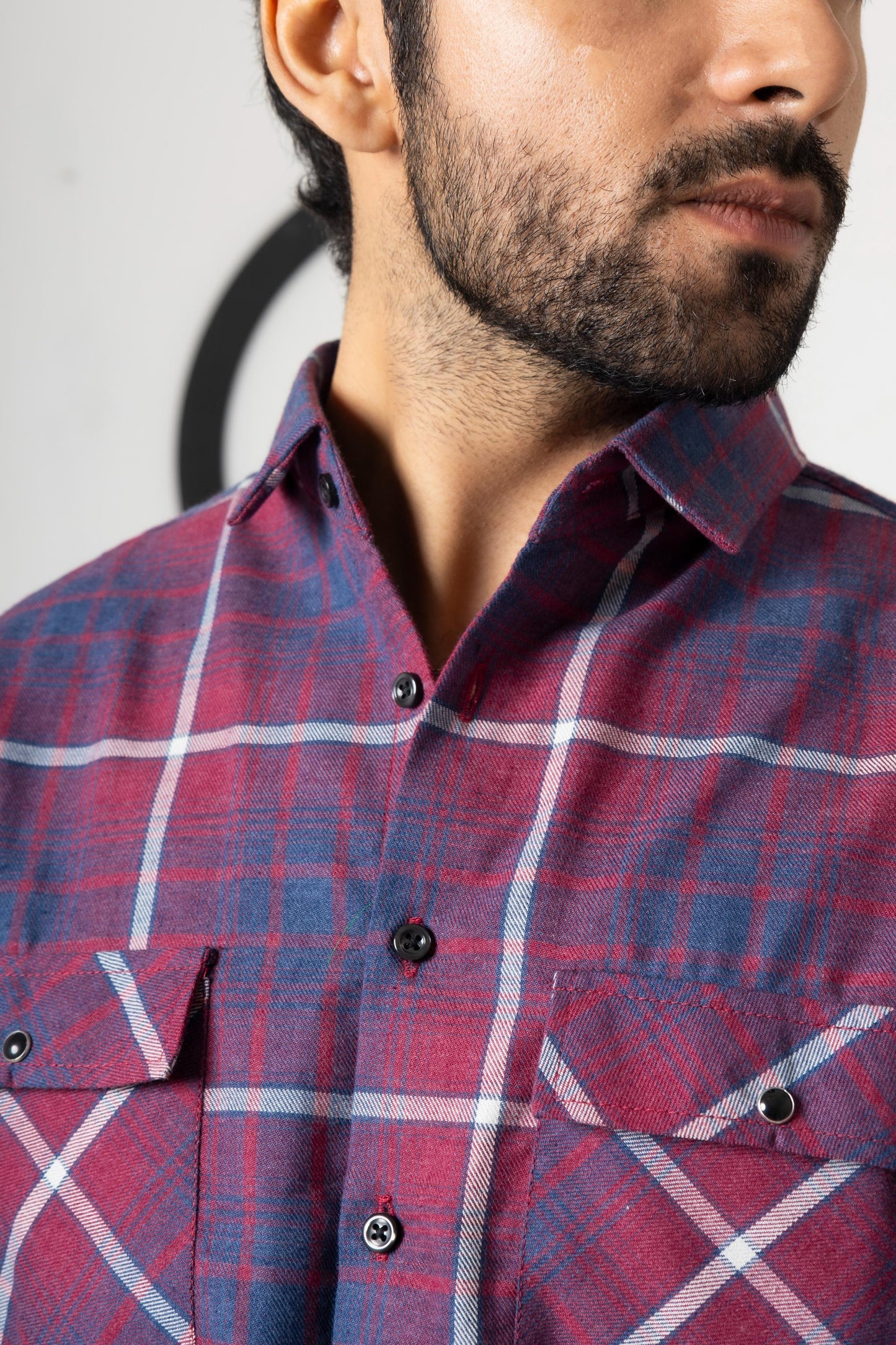 Pink Spinal Check Shirt
