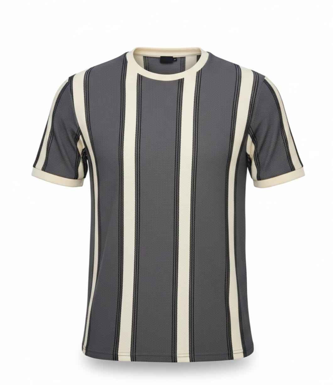 Grey Old Money Roundneck T-shirt