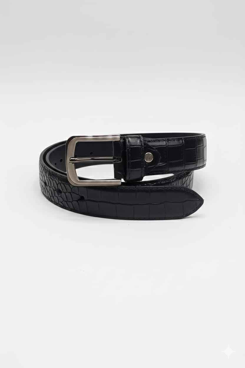 Luxury Crocodile Texture Genuine Leather Belt