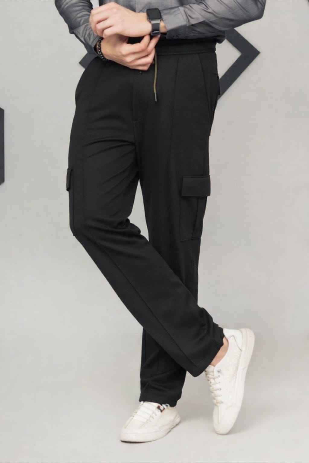 Black 6 Pocket Trouser