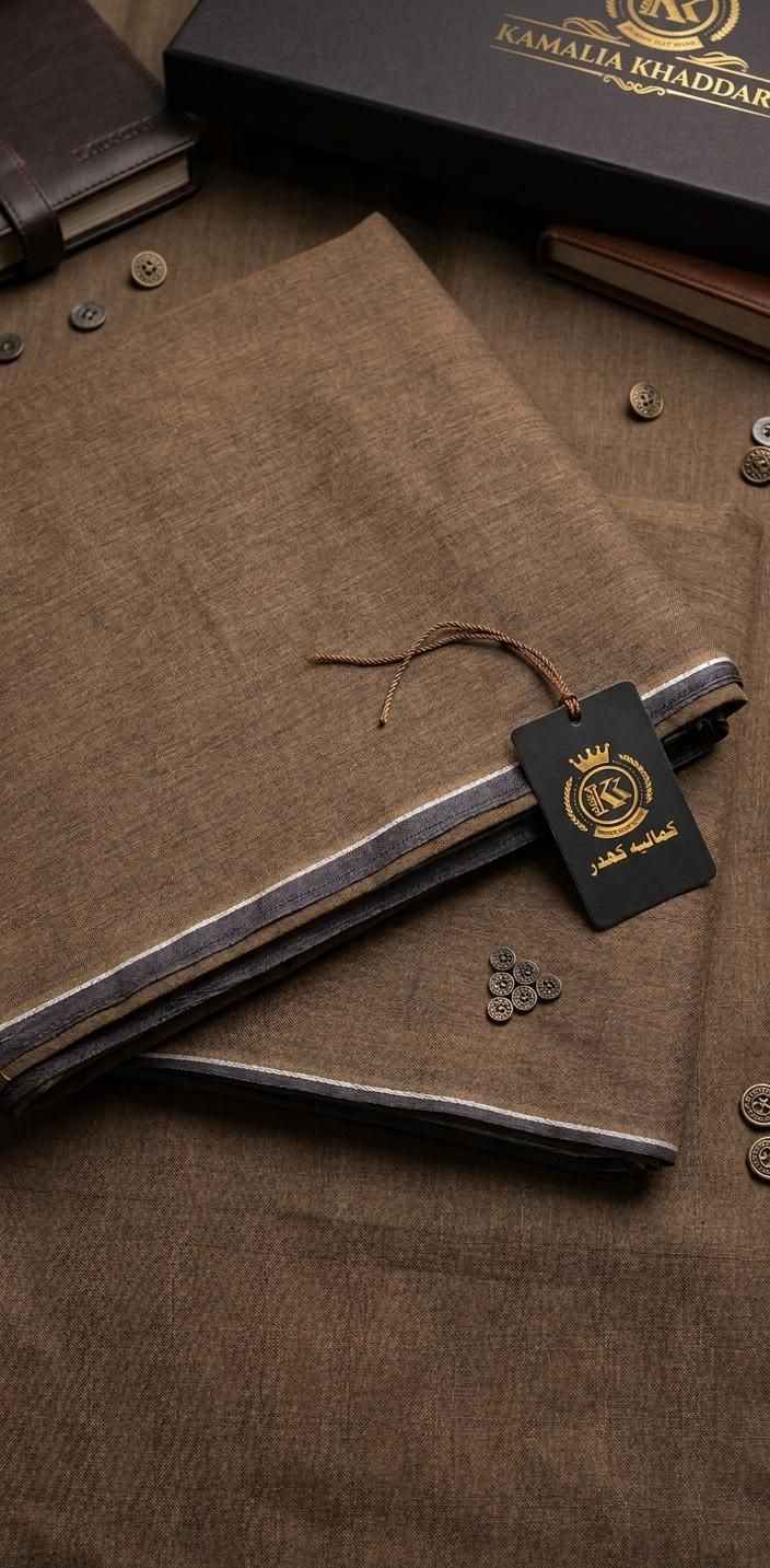 Premium Kamalia Khaddar 7 Meter Men's Unstitched Suit – Soft & Comfortable Winter Fabric
