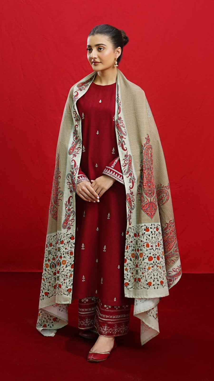 URGE Pure Airjet Lawn Embroidered 3PC Suit with Digital Printed Lawn Dupatta – Unstitched Summer Collection 2026 # AL
