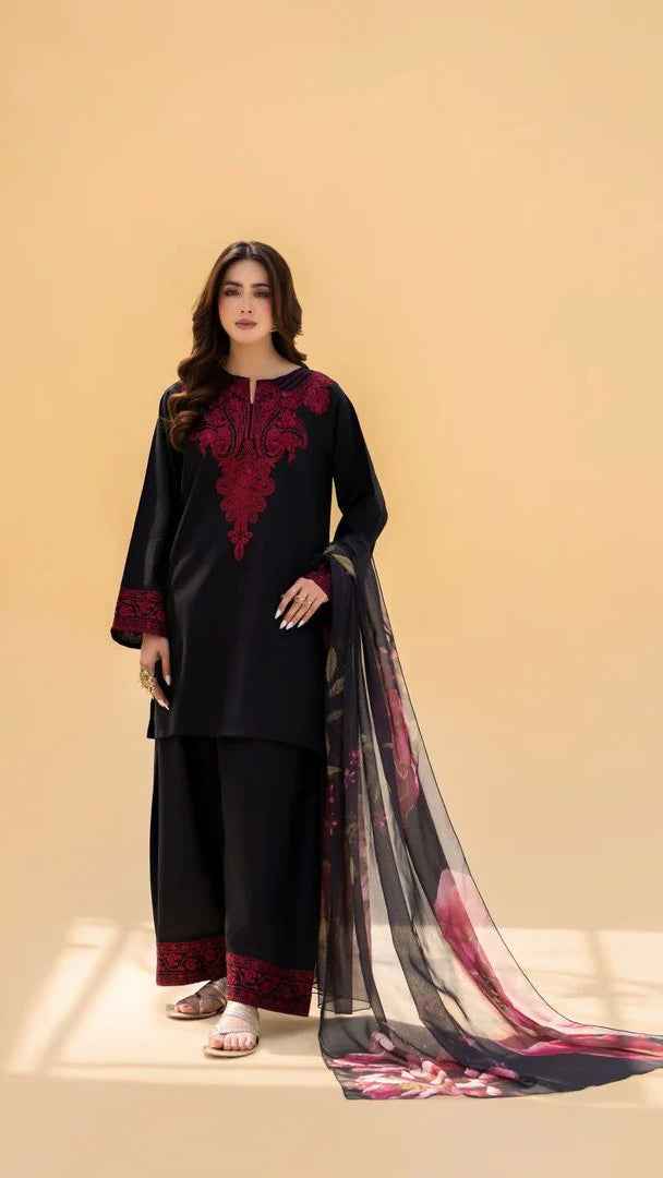 URGE Pure Airjet Lawn Embroidered 3PC Suit with Digital Printed Lawn Dupatta – Unstitched Summer Collection 2026 #AL