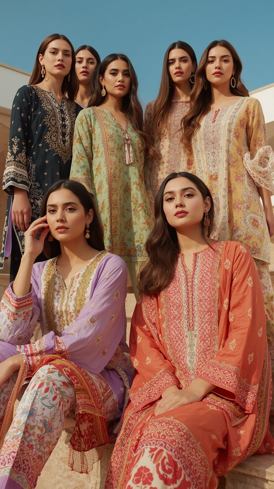 Zeenat Wear new arrivals unstitched lawn suits Pakistan latest collection