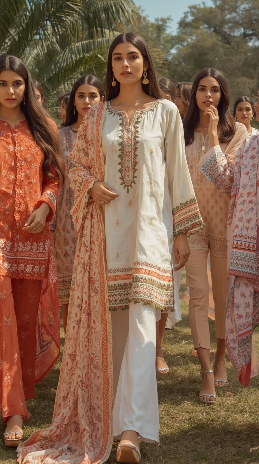 Zeenat Wear lawn collection premium unstitched suits Pakistan