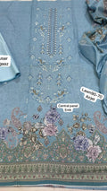 Summer lawn collection embroidered suit Pakistan