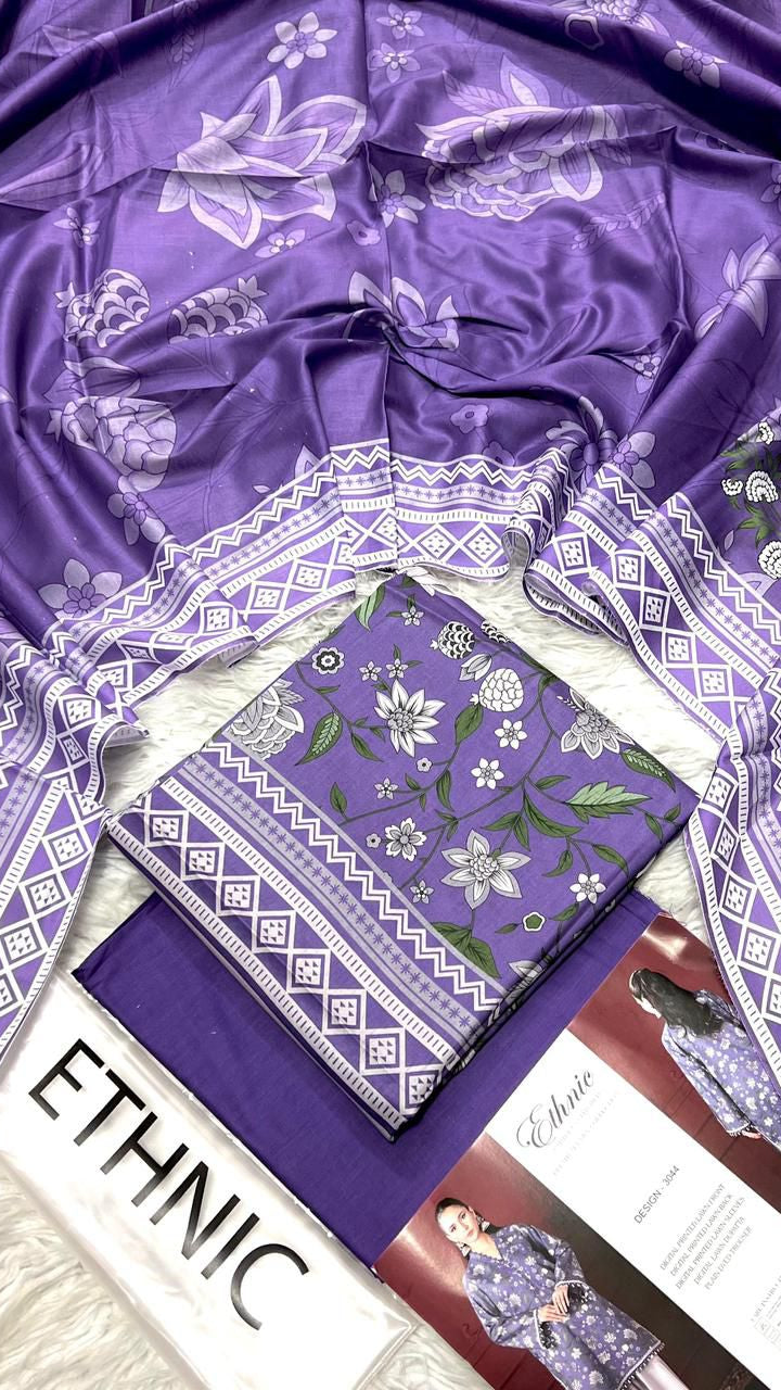 Summer lawn collection embroidered suit Pakistan