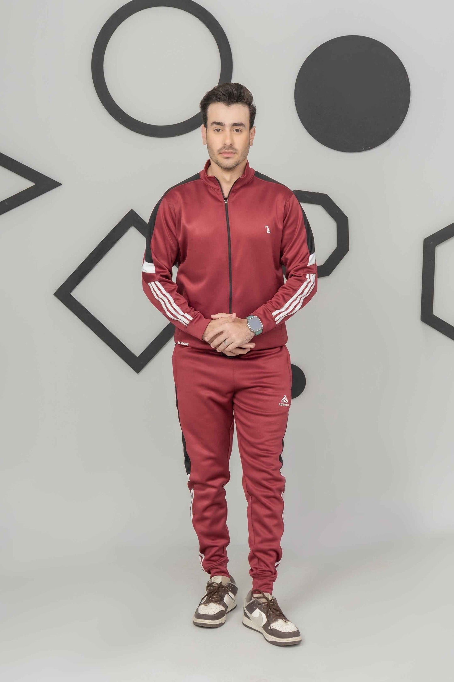 Antique Maroon Across Tracksuit