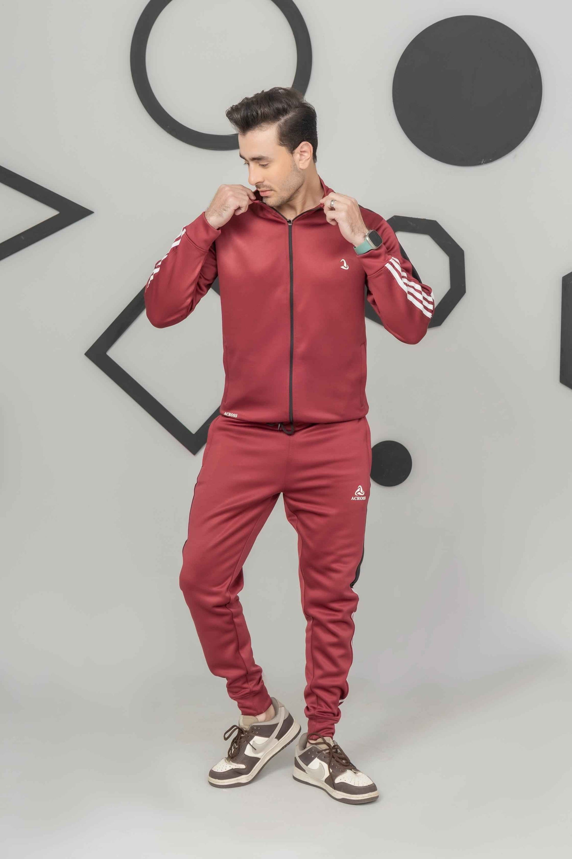Antique Maroon Across Tracksuit