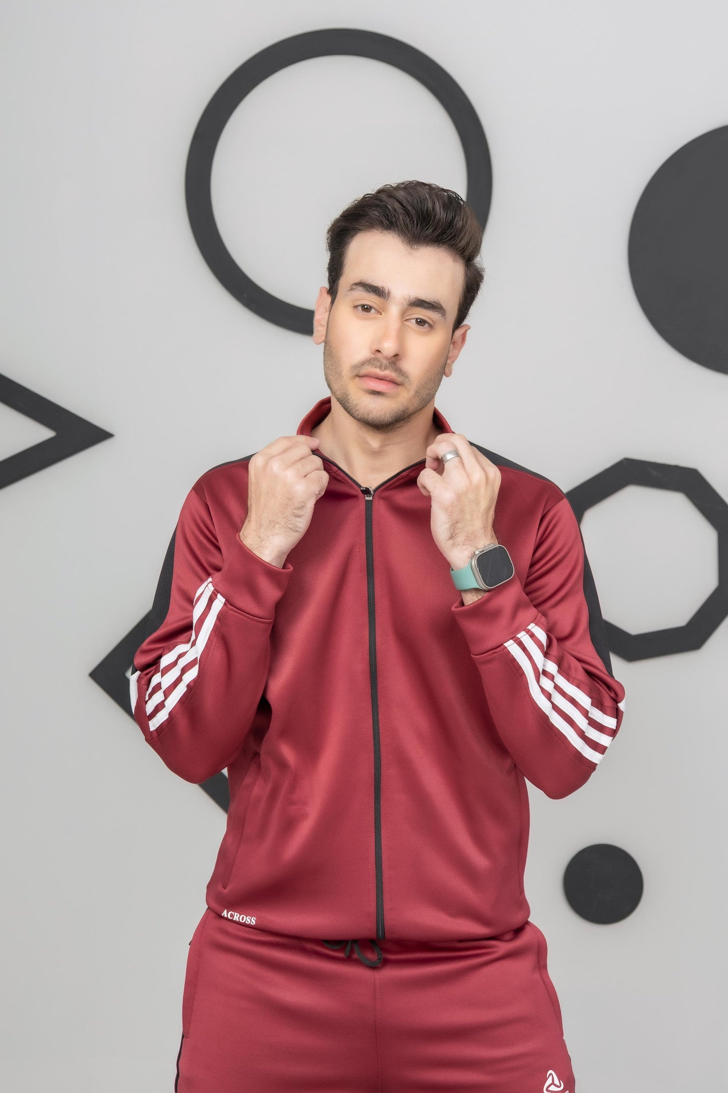 Antique Maroon Across Tracksuit