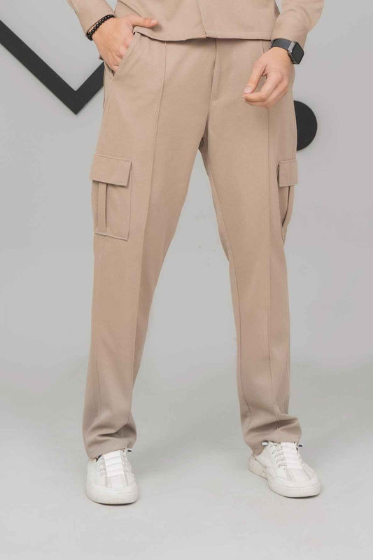 Beige 6 Pocket Trouser