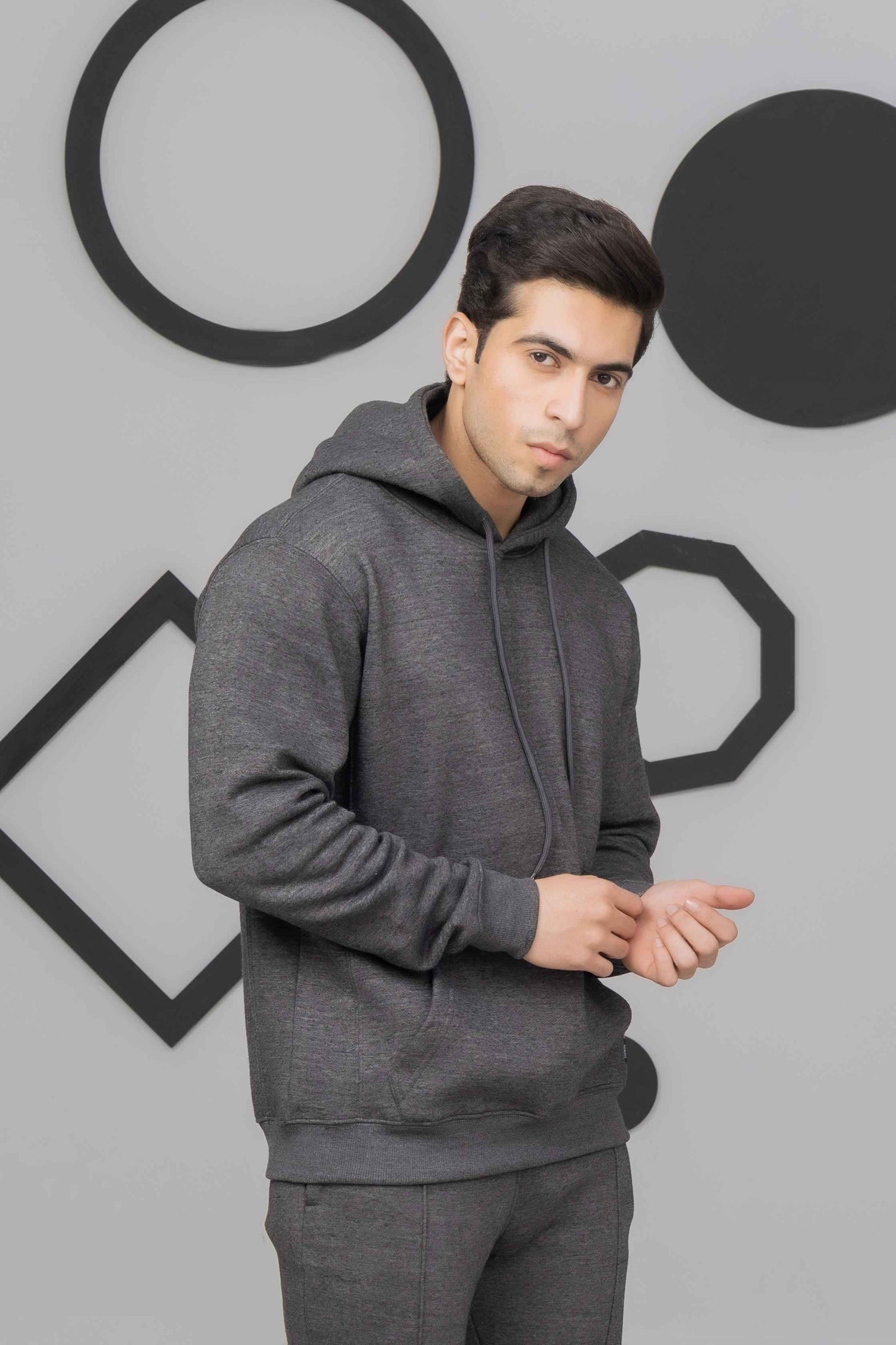 Dark Grey Flees Tracksuit
