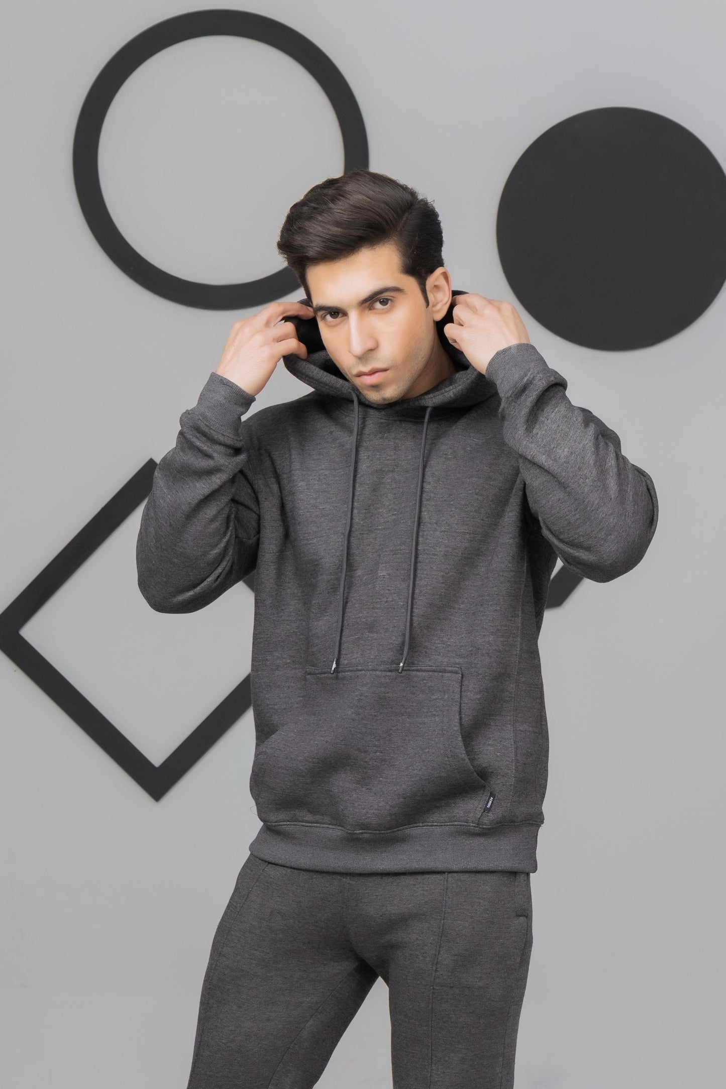 Dark Grey Flees Tracksuit