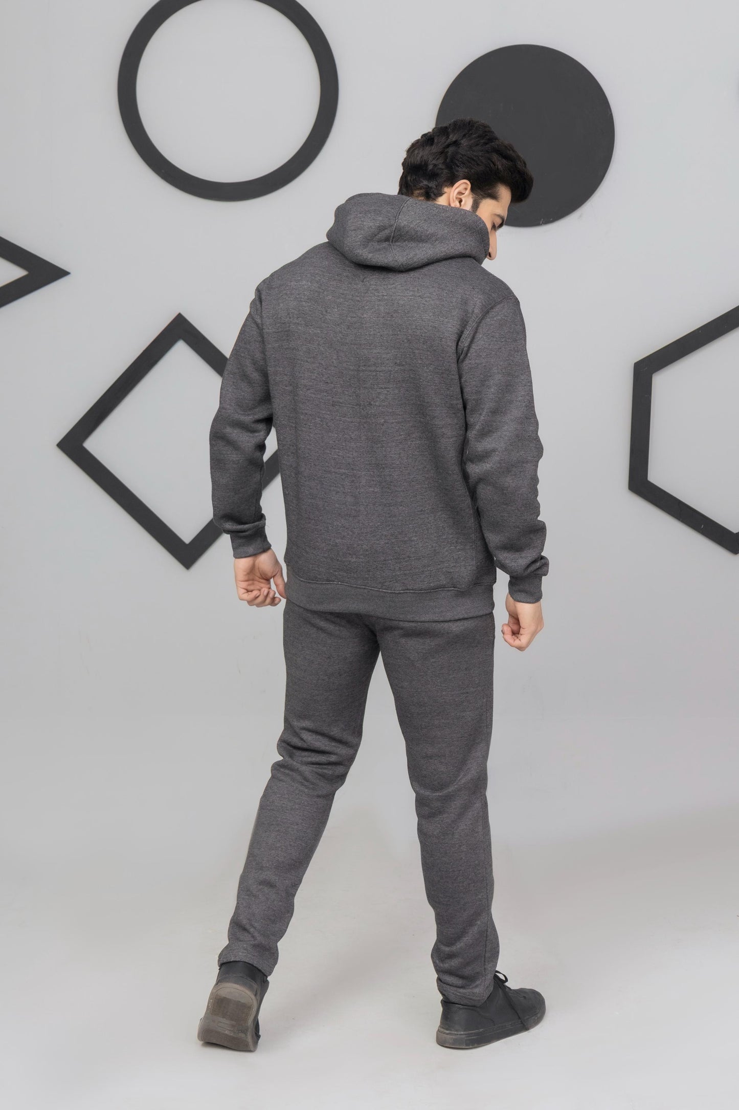Dark Grey Flees Tracksuit