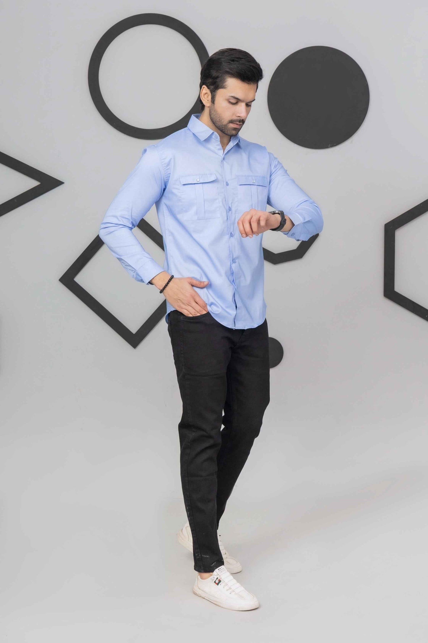Sky Blue Casual Shirt