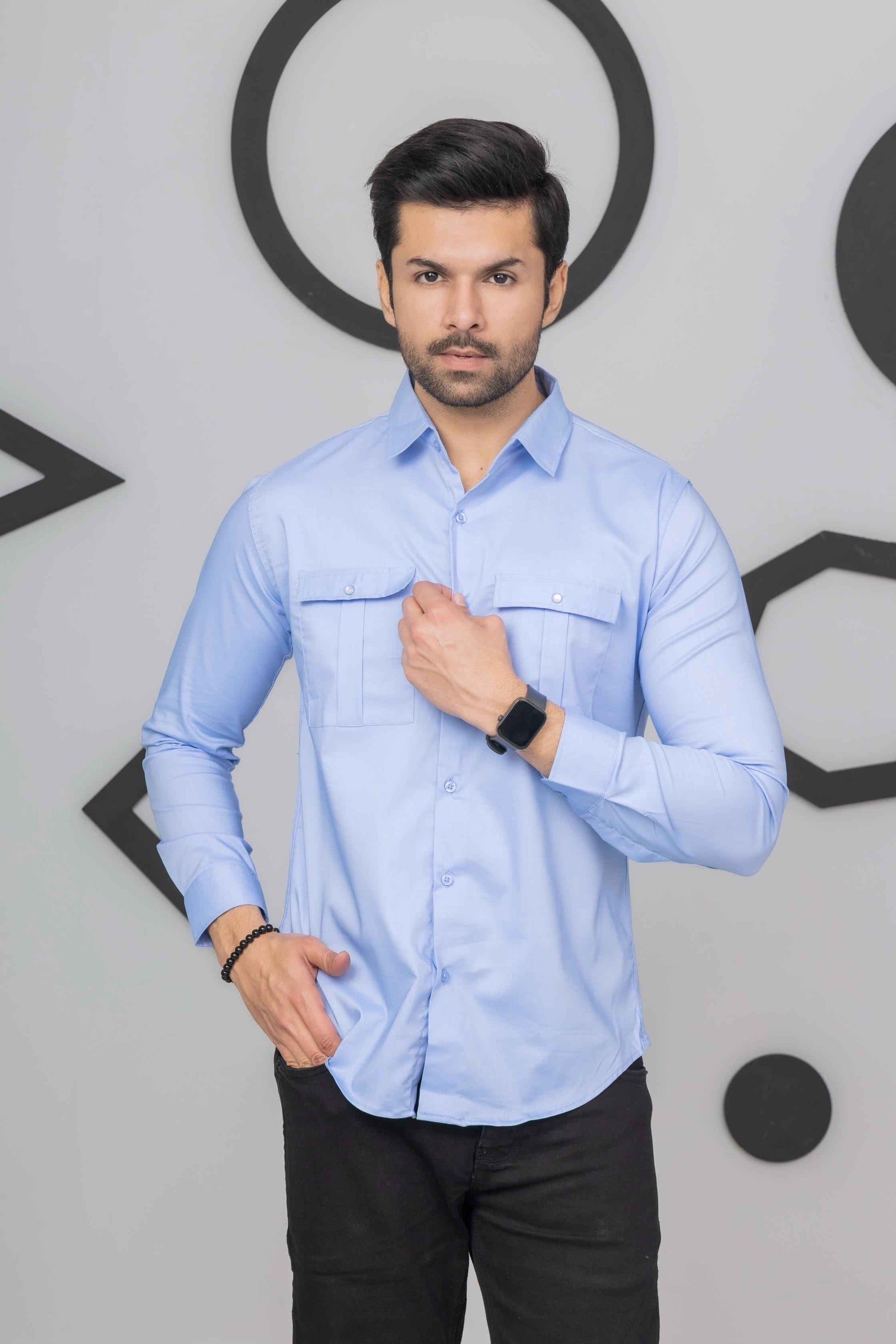 Sky Blue Casual Shirt