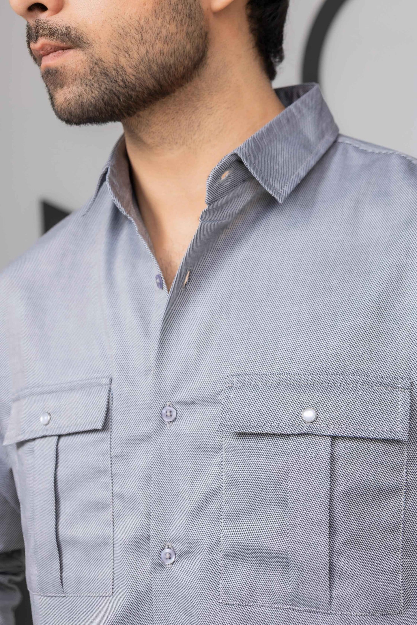Light Grey Casual Shirt