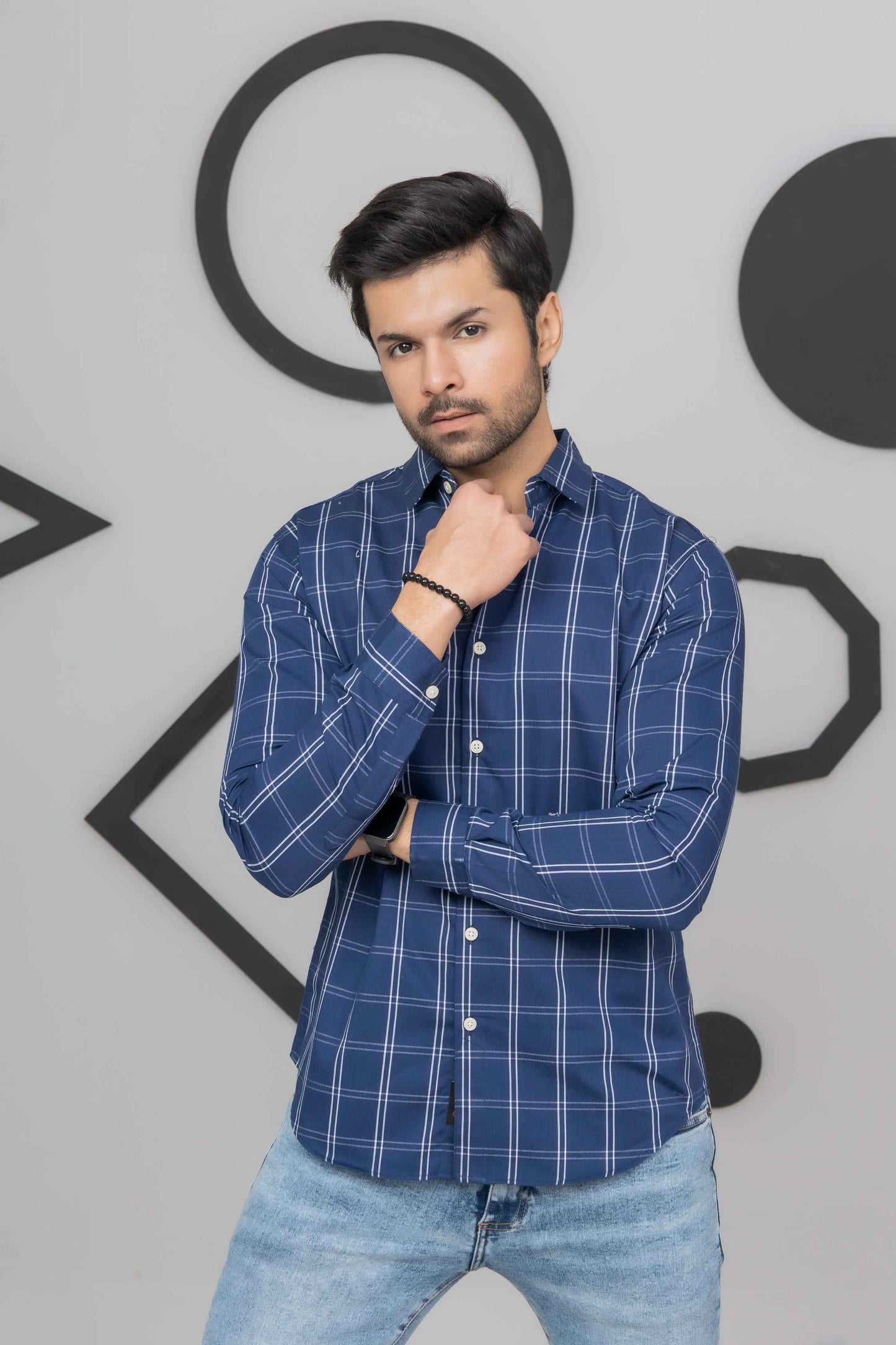 Blue Check Shirt
