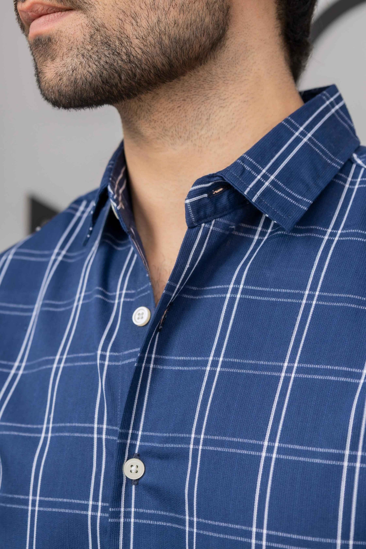 Blue Check Shirt