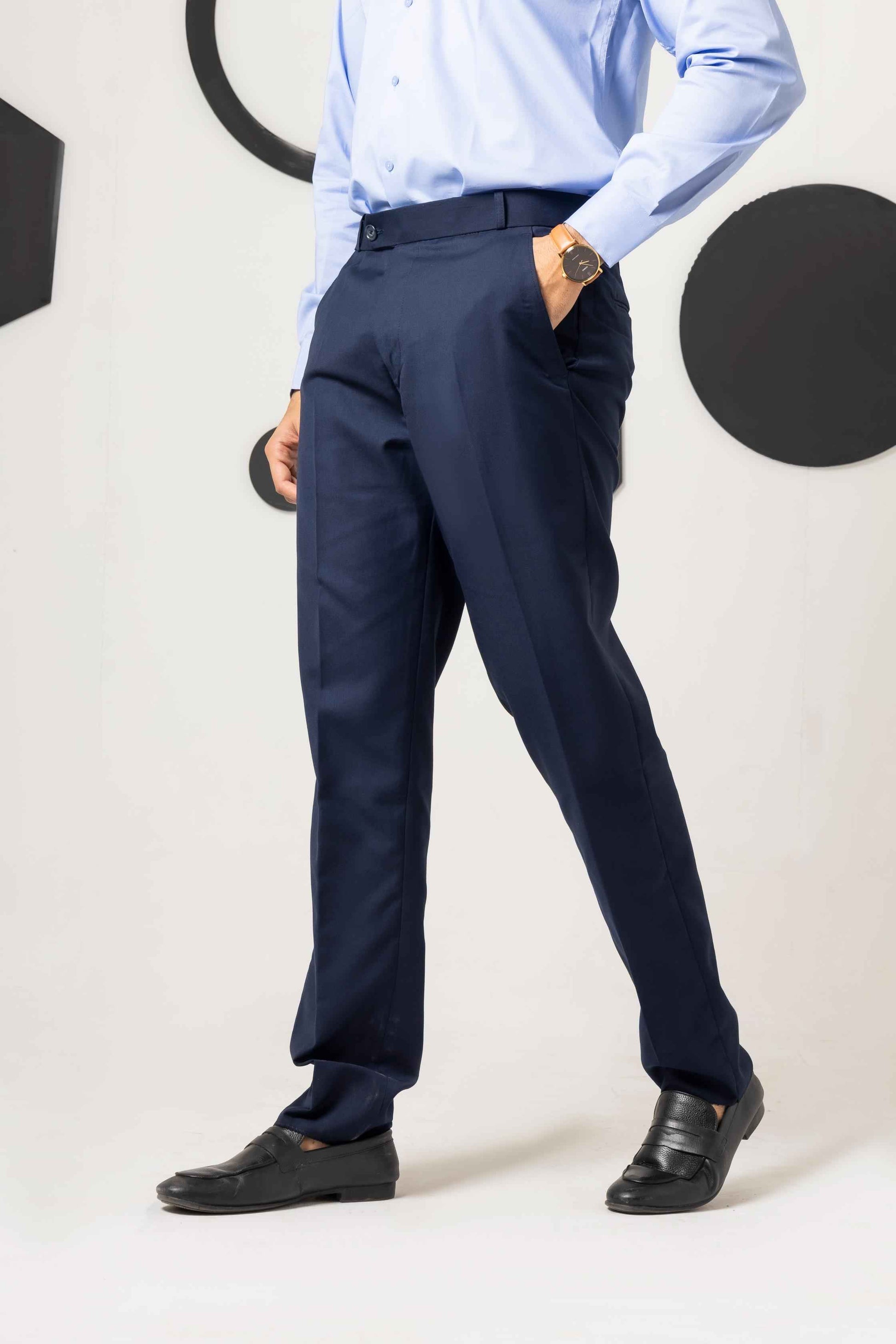 Blue Formal Pant