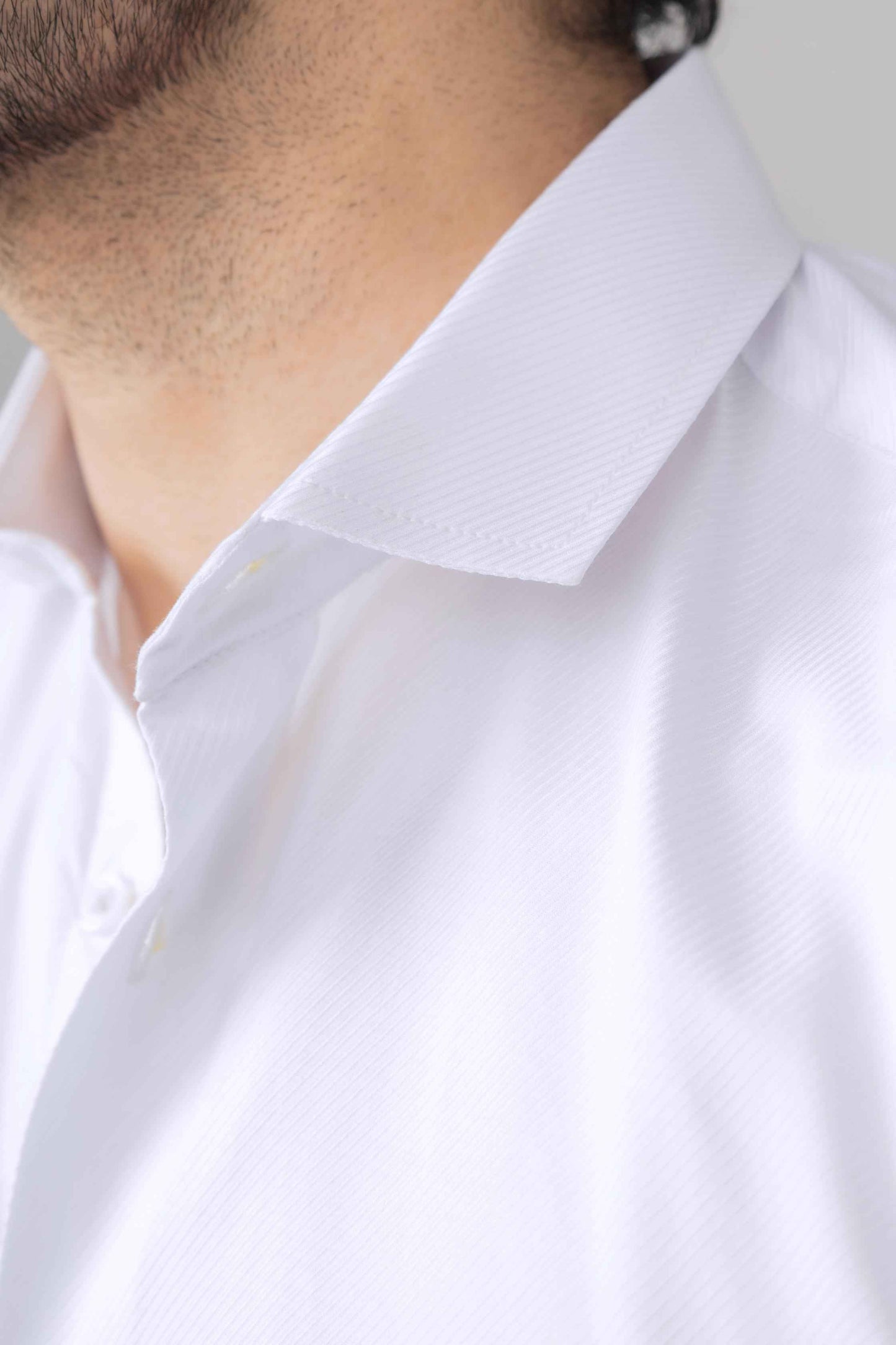 White Self Lining Dress Shirt