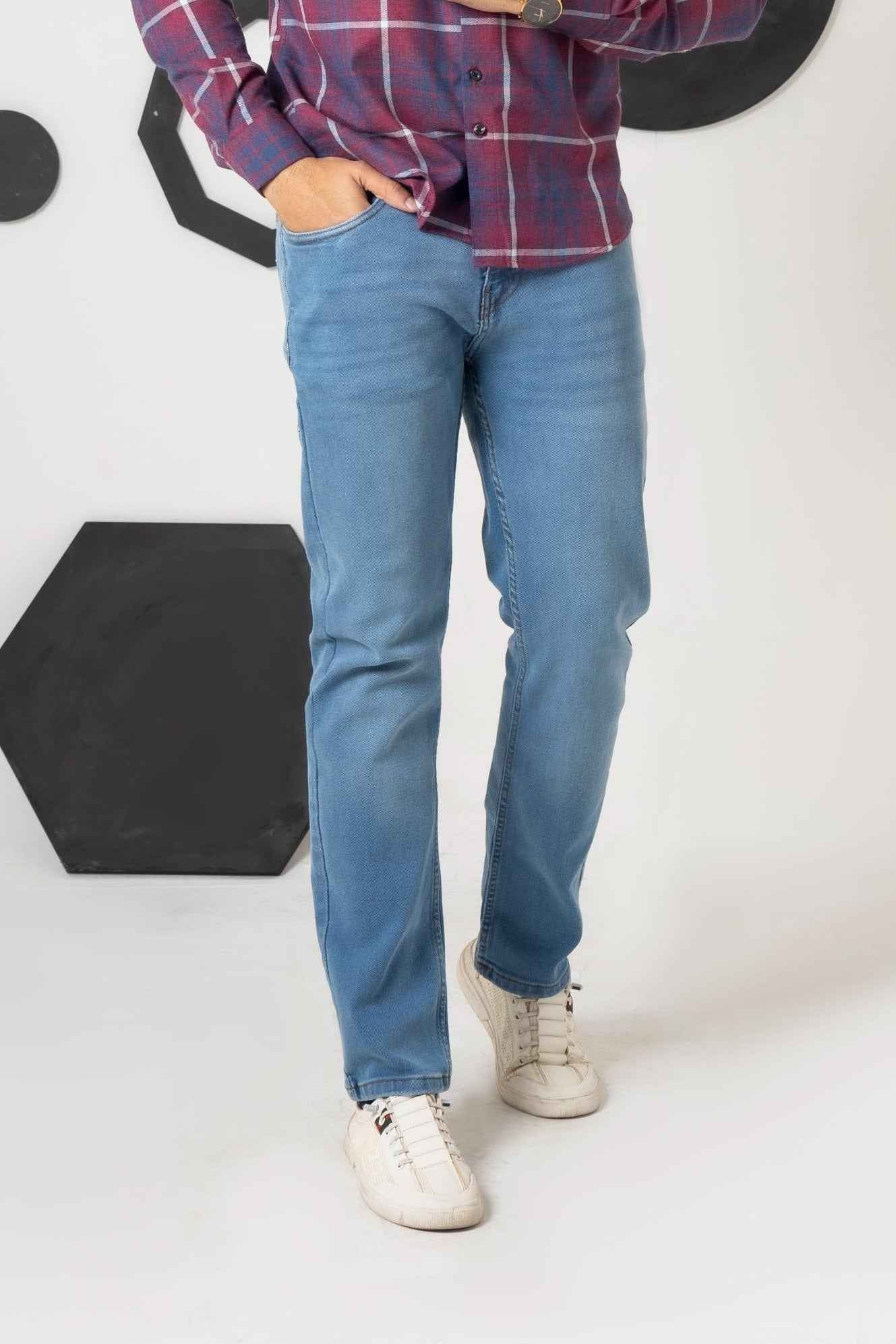 Ocean Blue Denim Jeans