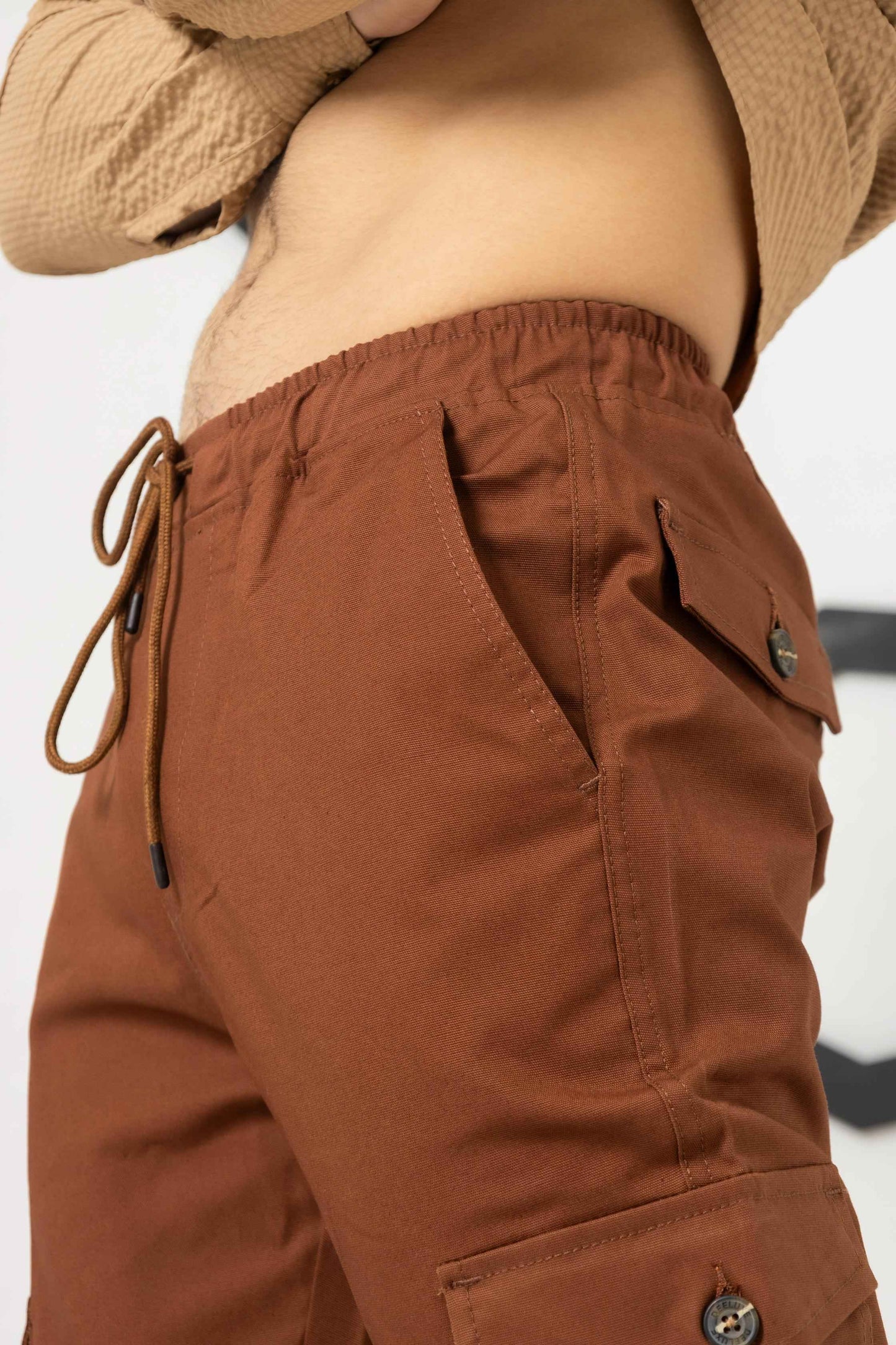 Mars Brown Comfort Canves Cargo