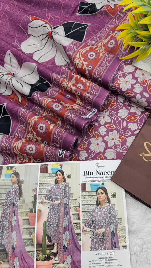 Summer lawn collection 2026 printed suit Pakistan