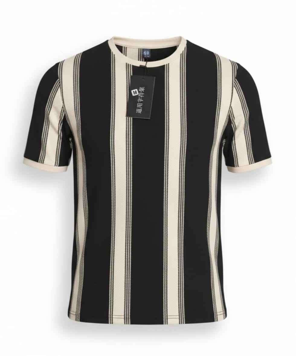 Black Old Money Roundneck T-shirt
