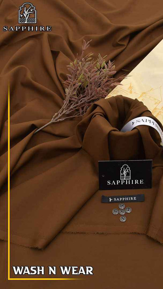 Sapphire Wash & Wear Gents Unstitched Suit Summer Collection 2026 – 4 Meter Cutting