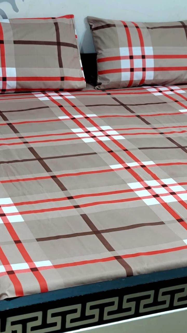 Double bed cotton bedsheet export quality Pakistan
