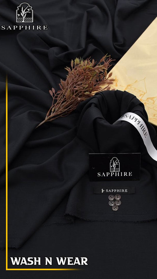 Sapphire wash & wear gents unstitched suit 2026 summer collection
