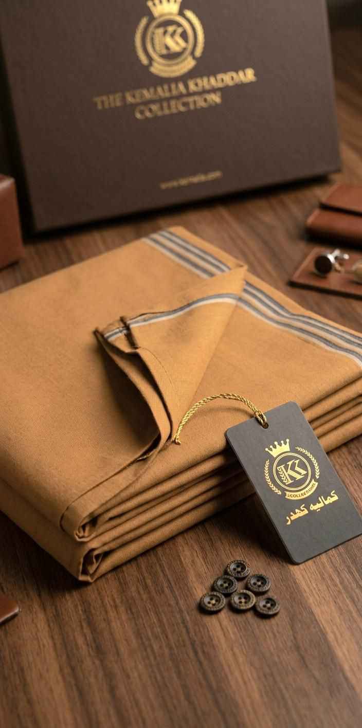 Premium Kamalia Khaddar 7 Meter Men's Unstitched Suit – Soft & Comfortable Winter Fabric