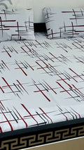Soft breathable cotton bedsheet for home use
