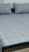 Soft breathable cotton bedsheet for home use