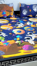 Soft breathable cotton bedsheet for home use