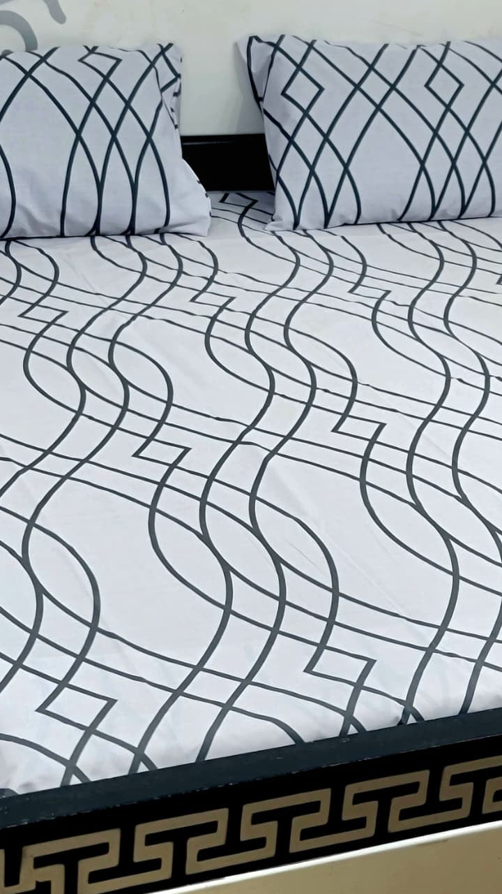 Double bed cotton bedsheet export quality Pakistan