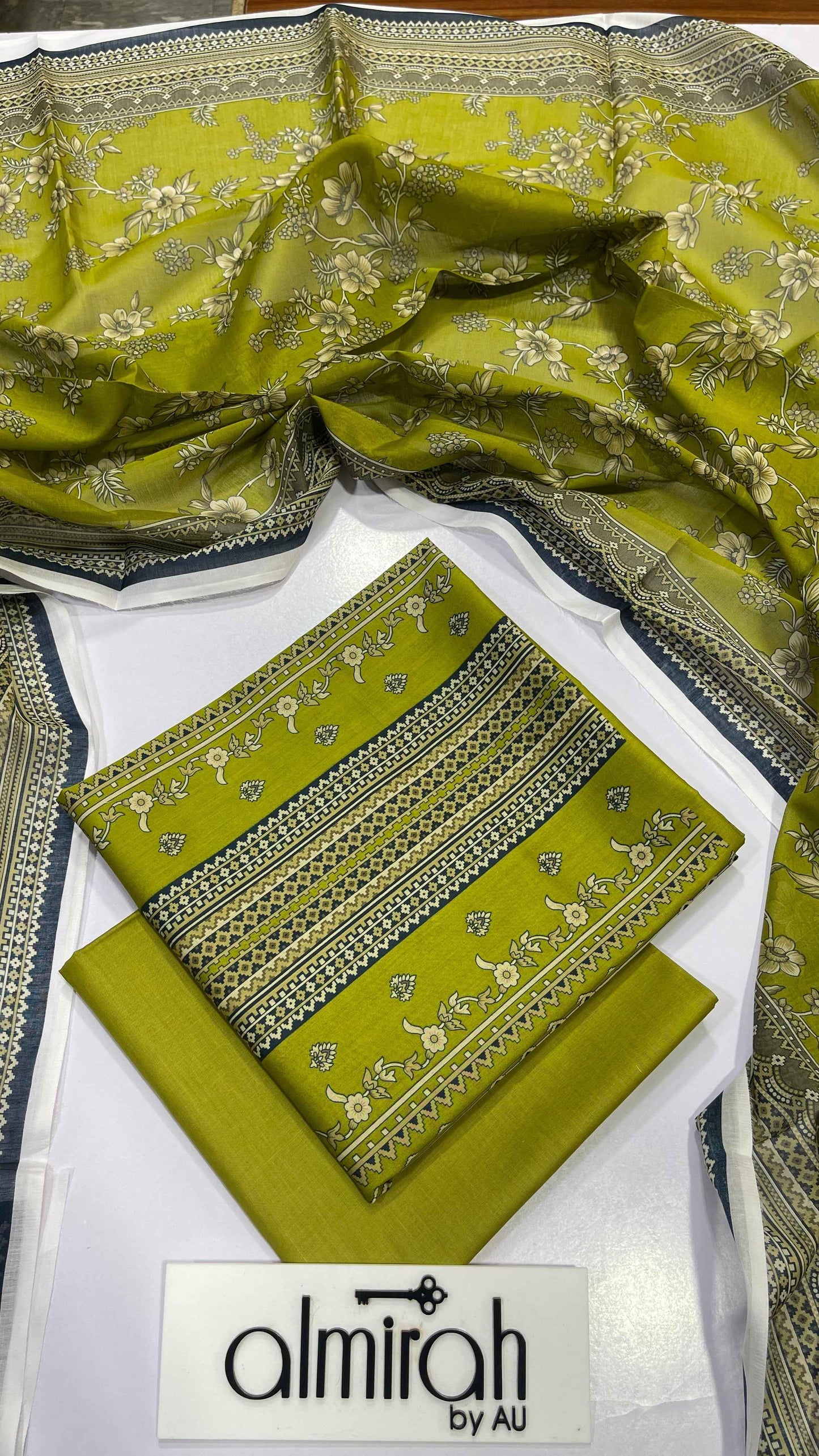 Almirah Original Vol. 13 Printed Lawn 3PC Suit – Unstitched Summer Collection 2026 #A