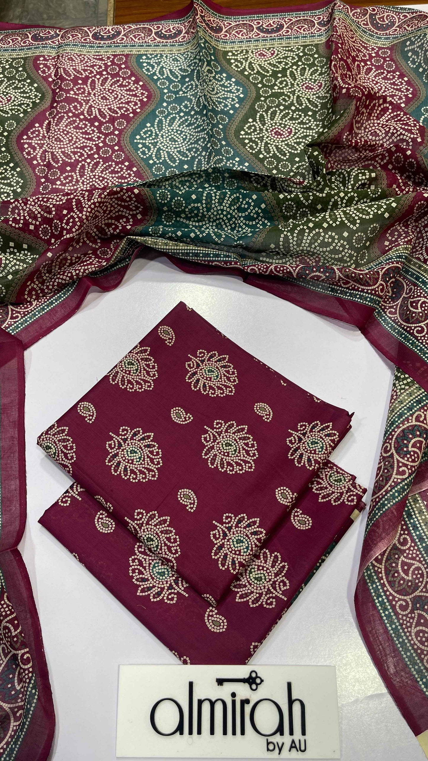 Almirah Original Vol. 13 Printed Lawn 3PC Suit – Unstitched Summer Collection 2026 #A