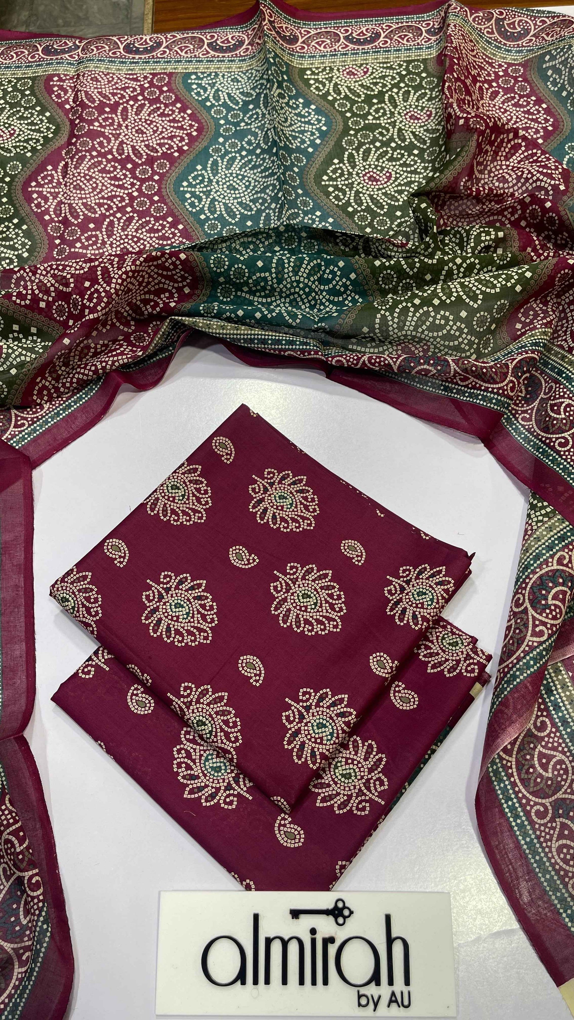Almirah Original Vol. 13 Printed Lawn 3PC Suit – Unstitched Summer Collection 2026 #A