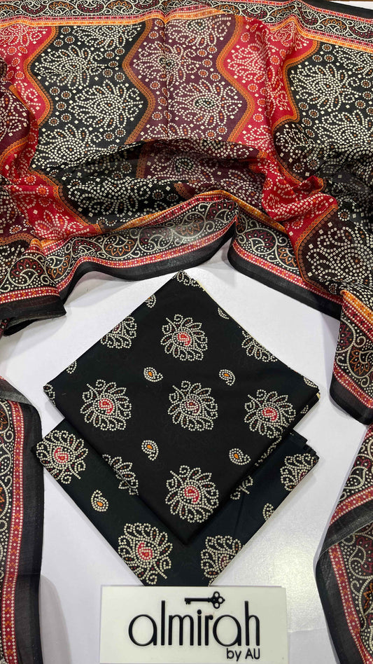 Almirah Original Vol. 13 Printed Lawn 3PC Suit – Unstitched Summer Collection 2026 #A