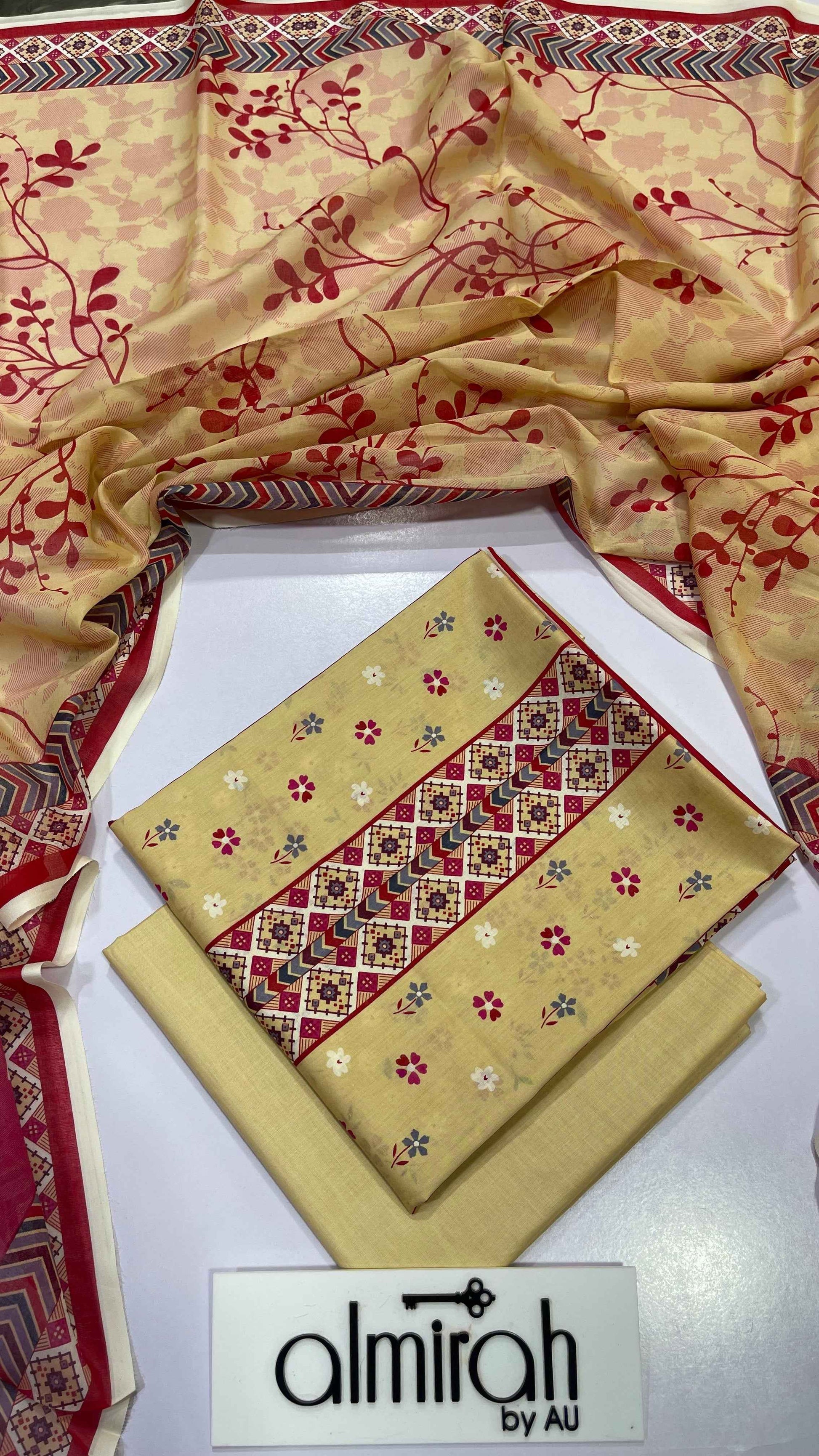 Almirah Original Vol. 13 Printed Lawn 3PC Suit – Unstitched Summer Collection 2026 #A