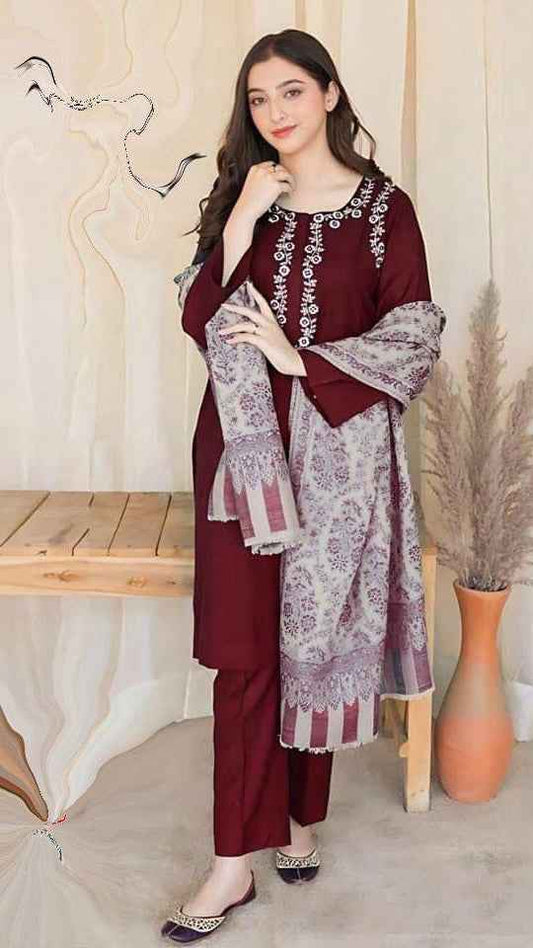 URGE Airjet Lawn Embroidered 3PC Suit with Digital Printed Fancy Lawn Dupatta – Summer Collection 2026 #AR